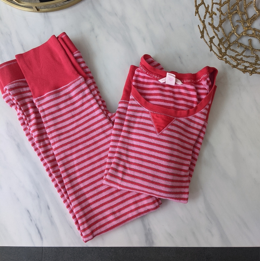Victoria Secret thermal holiday pajama set size  S
